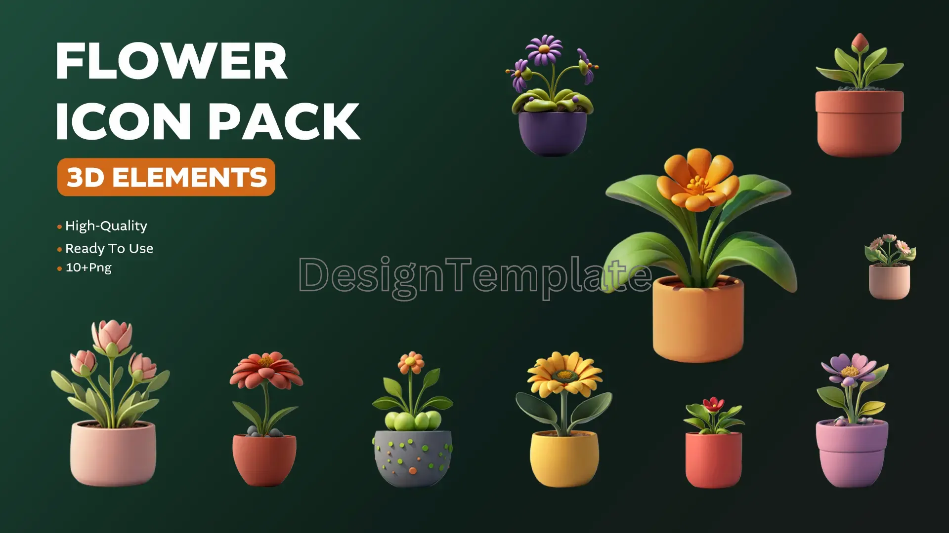 Petal Parade Additional 3D Flower Graphics Pack